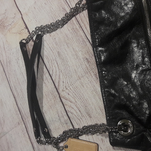 Coach Poppy Slim Leather Tote - Picture 2 of 16